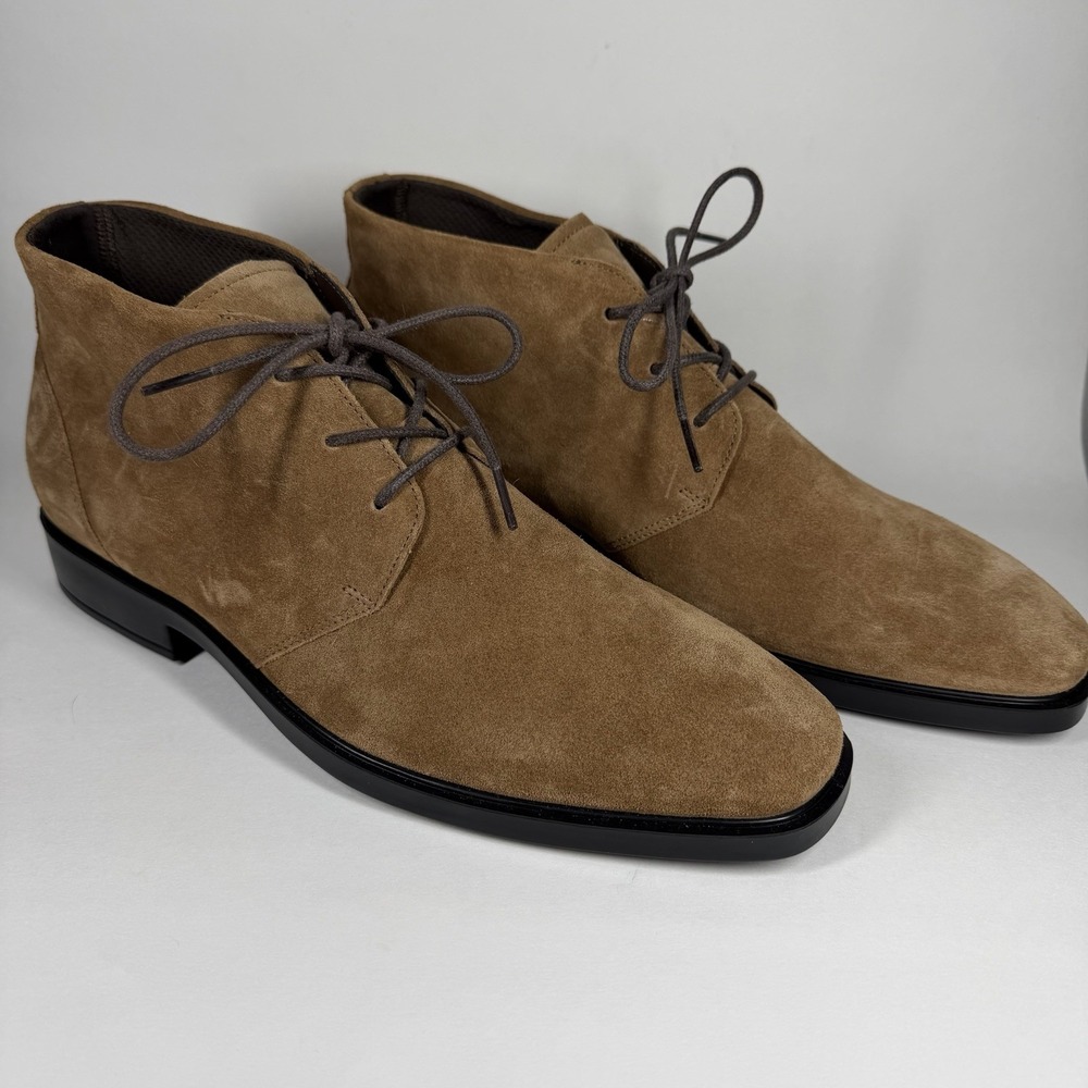 ECCO Men's Size 45 US 11 - 11.5 Brown Suede Leather Metropole Milan Chukka Boots